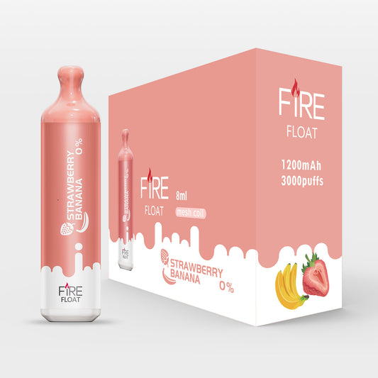 Fire Float Strawberry Bannana 0%