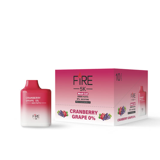 Fire 5K 0% Cranberry Grape